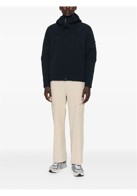 pro-teck hooded padded jacket man blue C.P. COMPANY | 19CMOW006A-110264A888